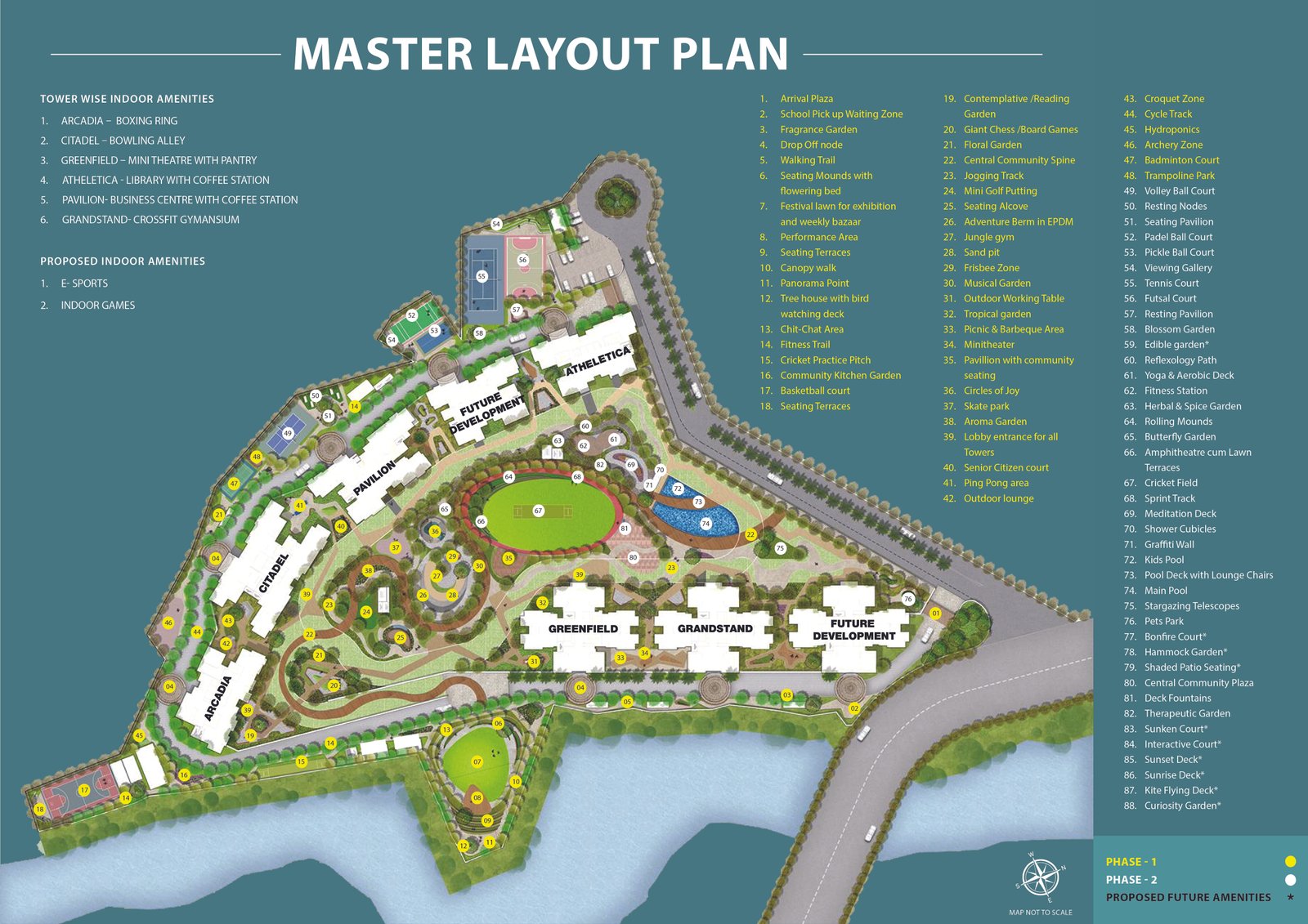 Hiranandani Fortune City Panvel Master Layout